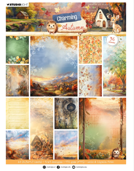 Charming Autumn Papers, 36 sheets